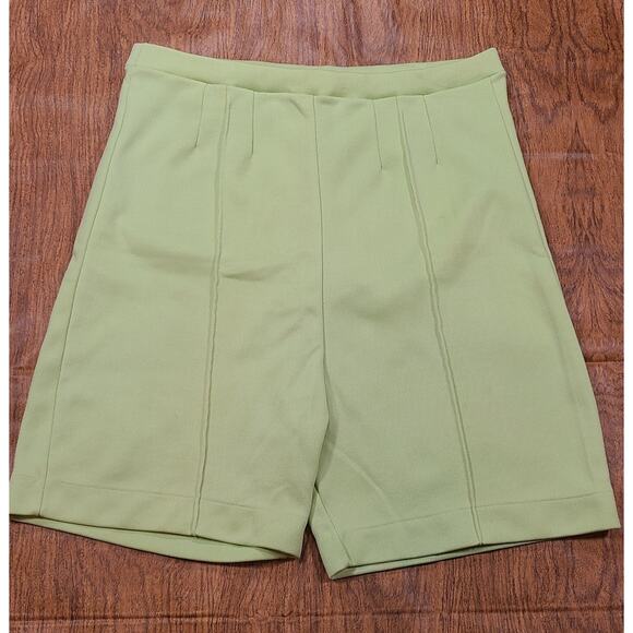 Vintage 60s-70s Handmade Women High Waist Polyester Summer Tennis Shorts Small - Picture 9 of 9